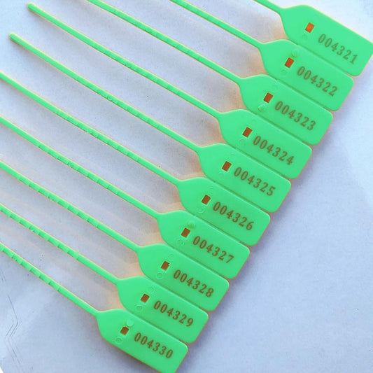 Plastic SEALTAG Security Seal Grip Seal | Colour TAG Safety SEALTAG | E-Commerce TAG Seal - Pack of 100