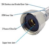 304 Grade Braided Stainless Steel Connection Pipe Hose Pipe