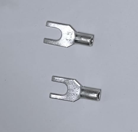 Copper Non-Insulated Fork Terminal Wire Connector Pack of 100