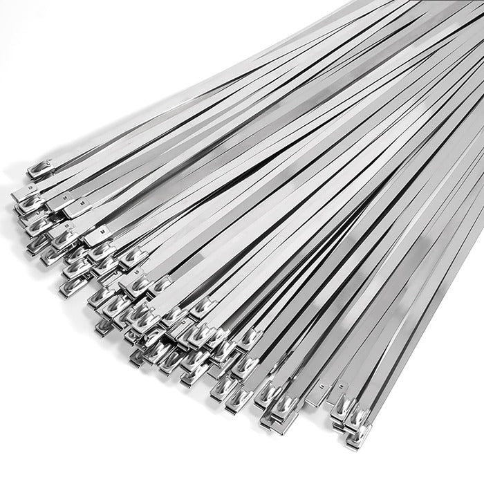 Black Coated SS Cable ties