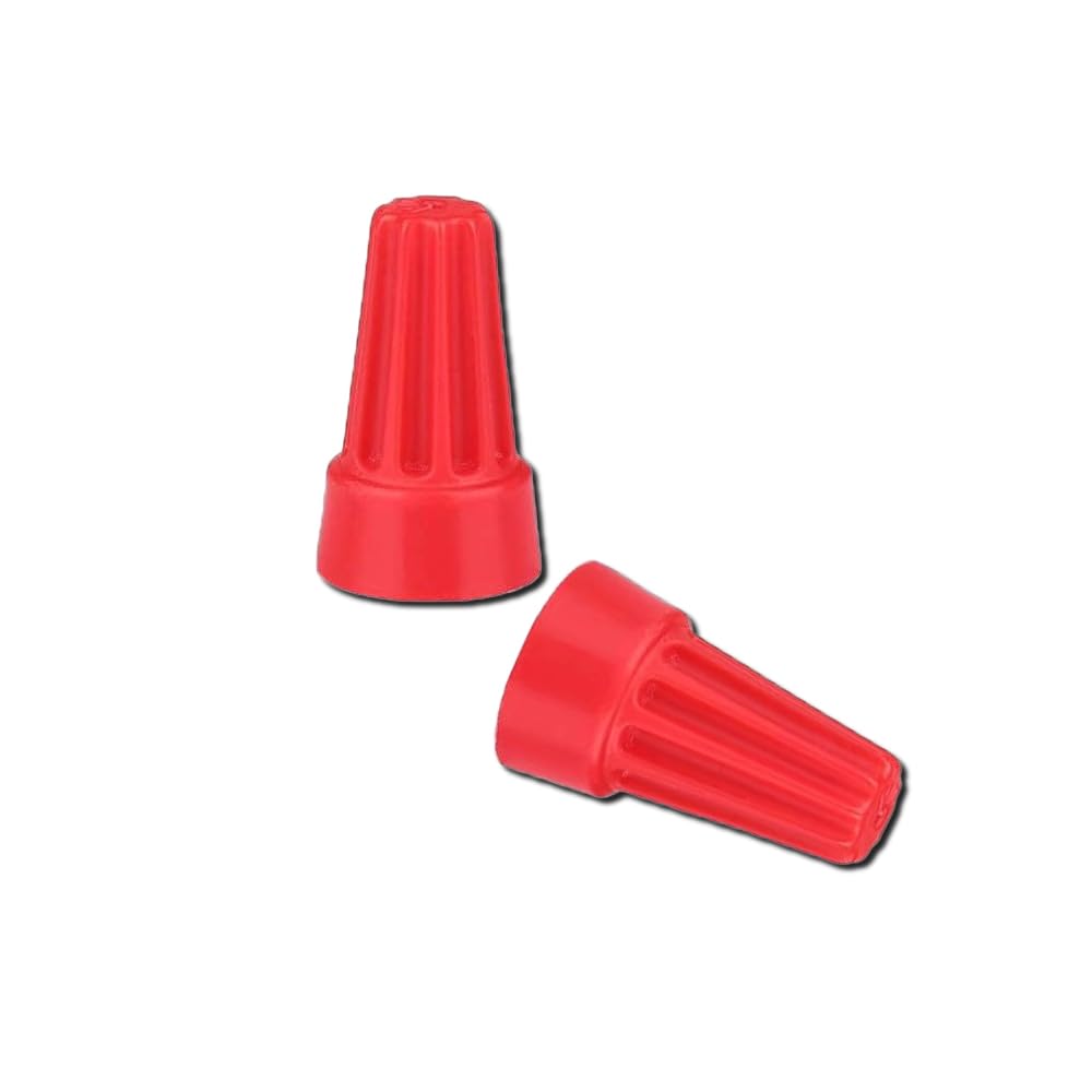 Electrical Wire Connector Red Blue Yellow Twist-On Terminal Cap Spring Insert