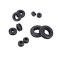 Open Rubber Grommets Electrical Wire Cable Grommet - Pack of 25