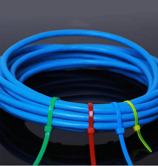 Cable Ties Purple Nylon Zip Wire Cable Ties Various Sizes - Pack of 100