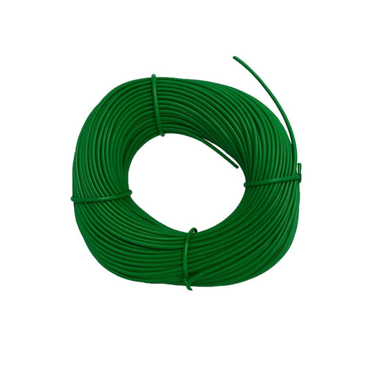 PVC Marking Sleeve, Ferrule Printing Wire Tube Label with 3.5 mm Inner Diameter for Printing Machine - 100 Meter Full Tube Green