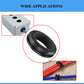 Open Rubber Grommets Electrical Wire Cable Grommet - Pack of 25