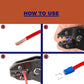 Insulated Fork and Ring Spade Wire Connectors 1.5 sqmm, 2.5 sqmm, 4.6 sqmm, U Type Electrical Quick Splice Crimp Terminals - Pack of 100