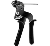 Stainless Steel Cable Tie Gun, Heavy Duty Self-locking Metal Zip Ties Tool Kit for Fastening and Cutting Fence Exhaust Pipe Outdoor