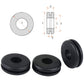 Open Rubber Grommets Electrical Wire Cable Grommet - Pack of 25