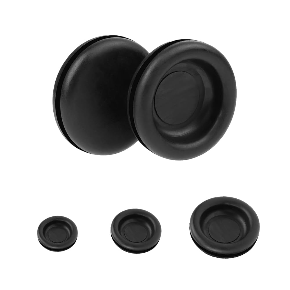 Blanking Closed Rubber Grommets Wire Cable Grommets - Pack of 25