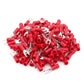 Insulated Fork and Ring Spade Wire Connectors 1.5 sqmm, 2.5 sqmm, 4.6 sqmm, U Type Electrical Quick Splice Crimp Terminals - Pack of 100