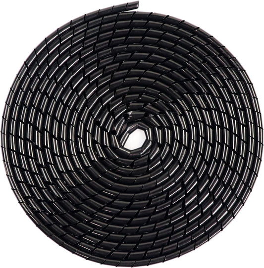Spiral Cable Wire Wrap Cord for Computer - Flexible Electrical Wire Organizer Protection Sleeve Hose for TV, PC Electrical Wire