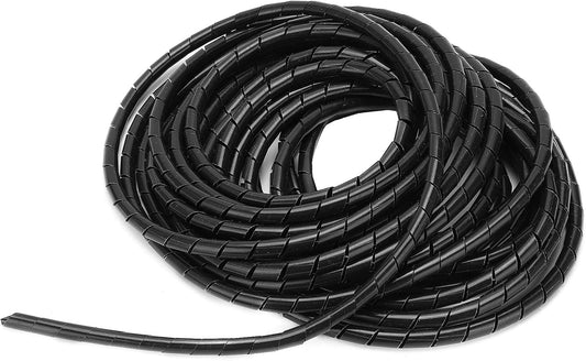 Spiral Cable Wire Wrap Cord for Computer - Flexible Electrical Wire Organizer Protection Sleeve Hose for TV, PC Electrical Wire