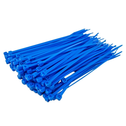 Cable Ties Blue Nylon Zip Wire Cable Ties Various Sizes - Pack of 100