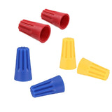Electrical Wire Connector Red Blue Yellow Twist-On Terminal Cap Spring Insert