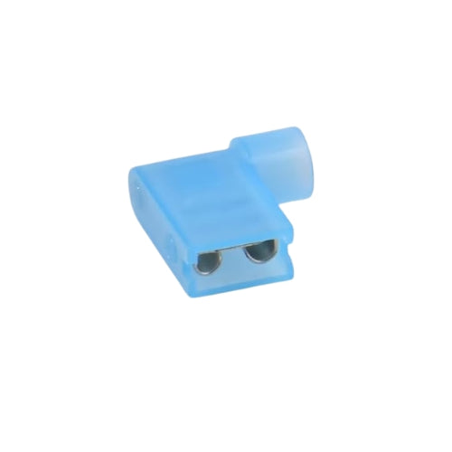 Insulated Nylon Flag wire terminal Connectors Red Blue Yellow Female Spade Terminal Insulated Right Angle Connector 90 degree - Pack of 100