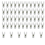 Copper Non-Insulated Fork Terminal Wire Connector Pack of 100