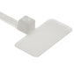 Marker Tag Ties Nylon Self Locking Cable Ties with Marking Tag, White, 4 inch 100mm - Strong Heavy Duty Zip Wire Tie Fastener Organizer - Pack Of 100